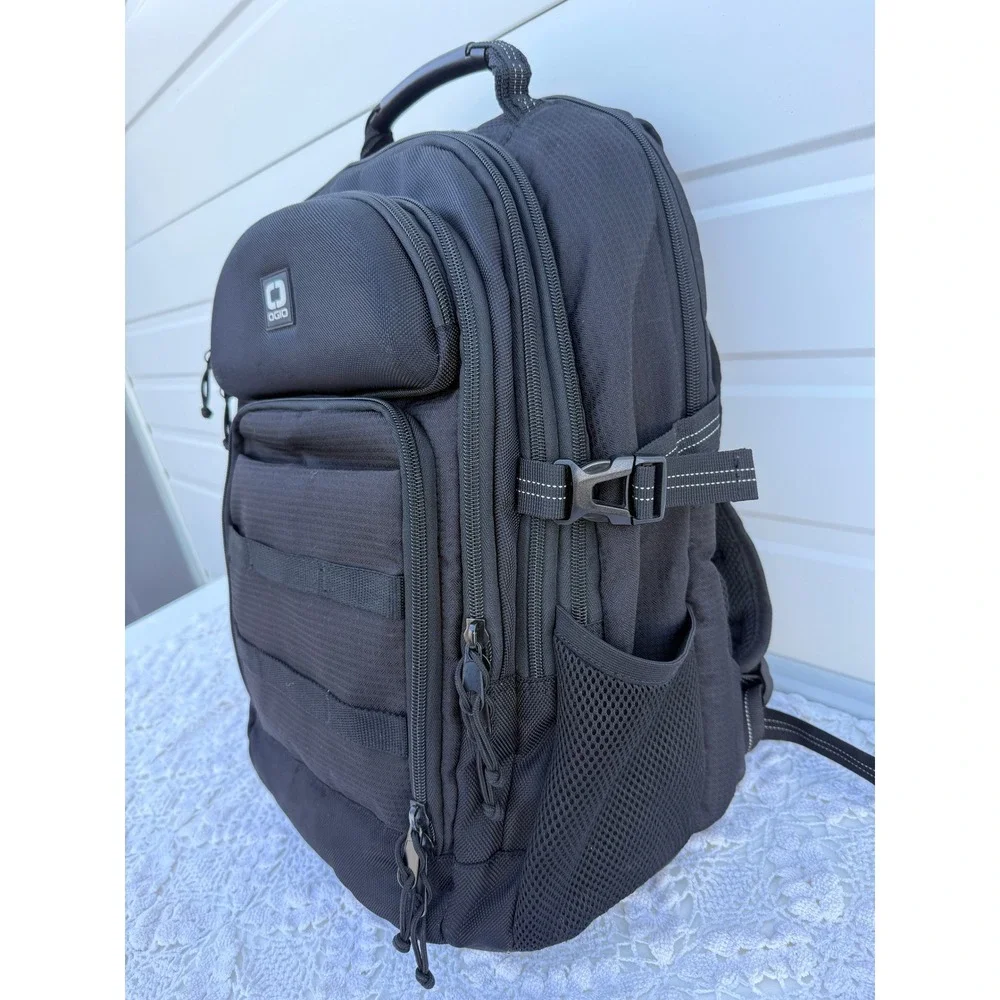 OGIO Gambit 17 Laptop Backpack Black Tactical Tech Vault Travel Bag Mens